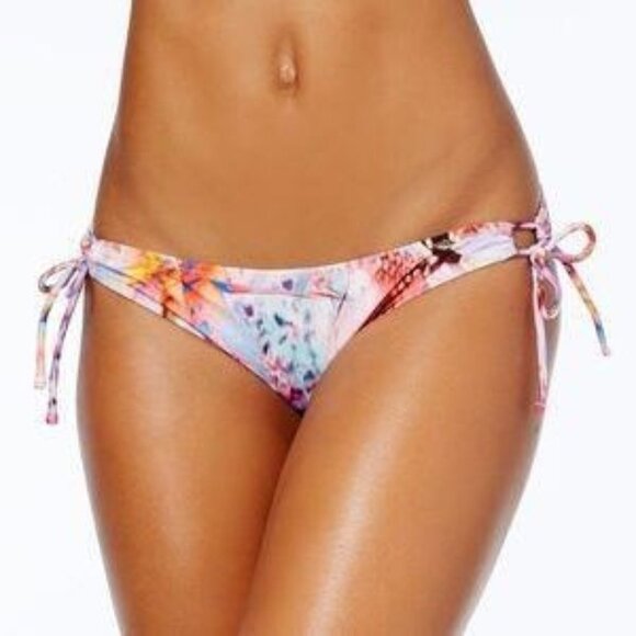 NWT Raisins Bikini Bottoms Juniors Size XL Crystal Cove Side-Tie New Swimsuit - Picture 1 of 7